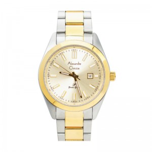 Alexandre Christie AC 1021 Silver Full Gold Steel Lady MDBTGIV